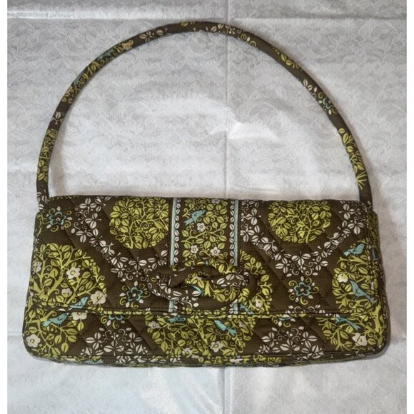 Vera Bradley (Knot Just A Clutch Bag) Sittin' in a tree - Quilted Shoulder Purse - Picture 1 of 5